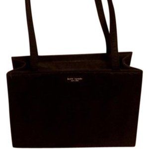 Kate Spade Classic Black Micro Fiber Tote